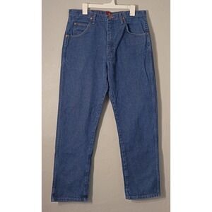EXCELLENT Wrangler 36x32 (Actual 35x30 1/2) Cowboy Cut Relaxed Fit Jeans 31MWZDN